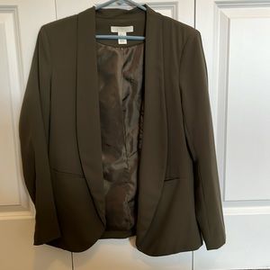 Womens H&M blazer. Color: Olive, size 6